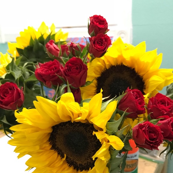 sunflower_roses
